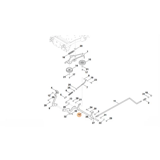 STIHL   Pedał 6160 760 5700